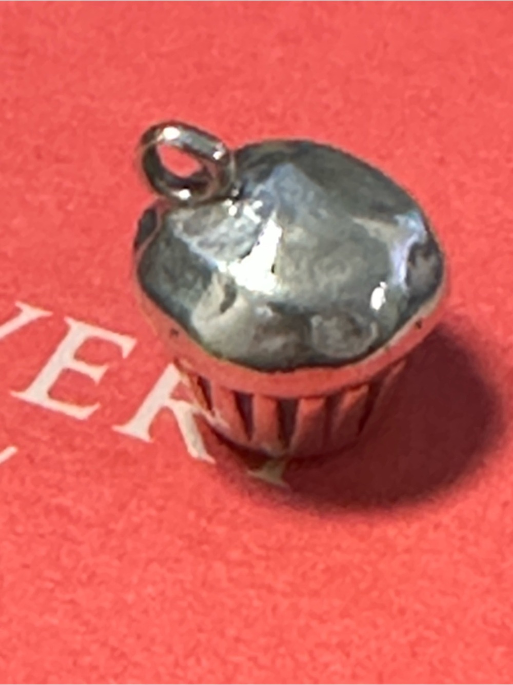 James Avery Retired Sterling Silver Cupcake Charm